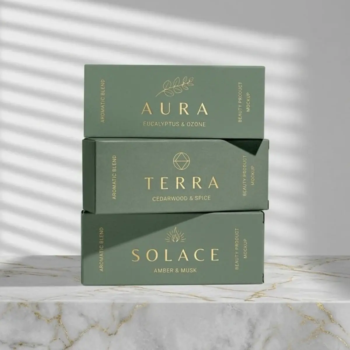 Cosmetic boxes for serum bottles and skincare jars