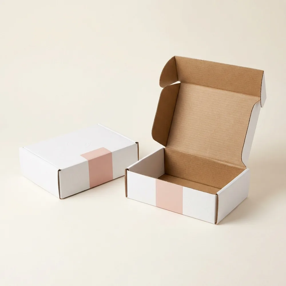 Full-colour custom printed corrugated mailer boxes for e-commerce brands